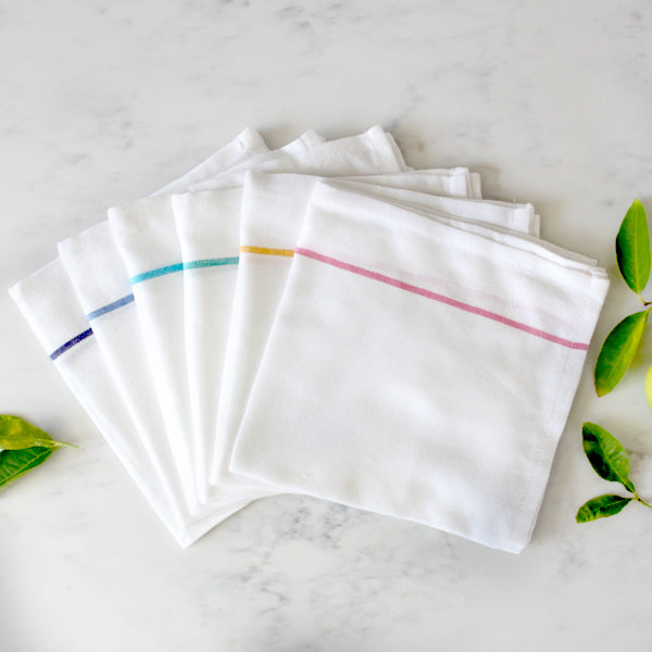 White Stripe Napkin