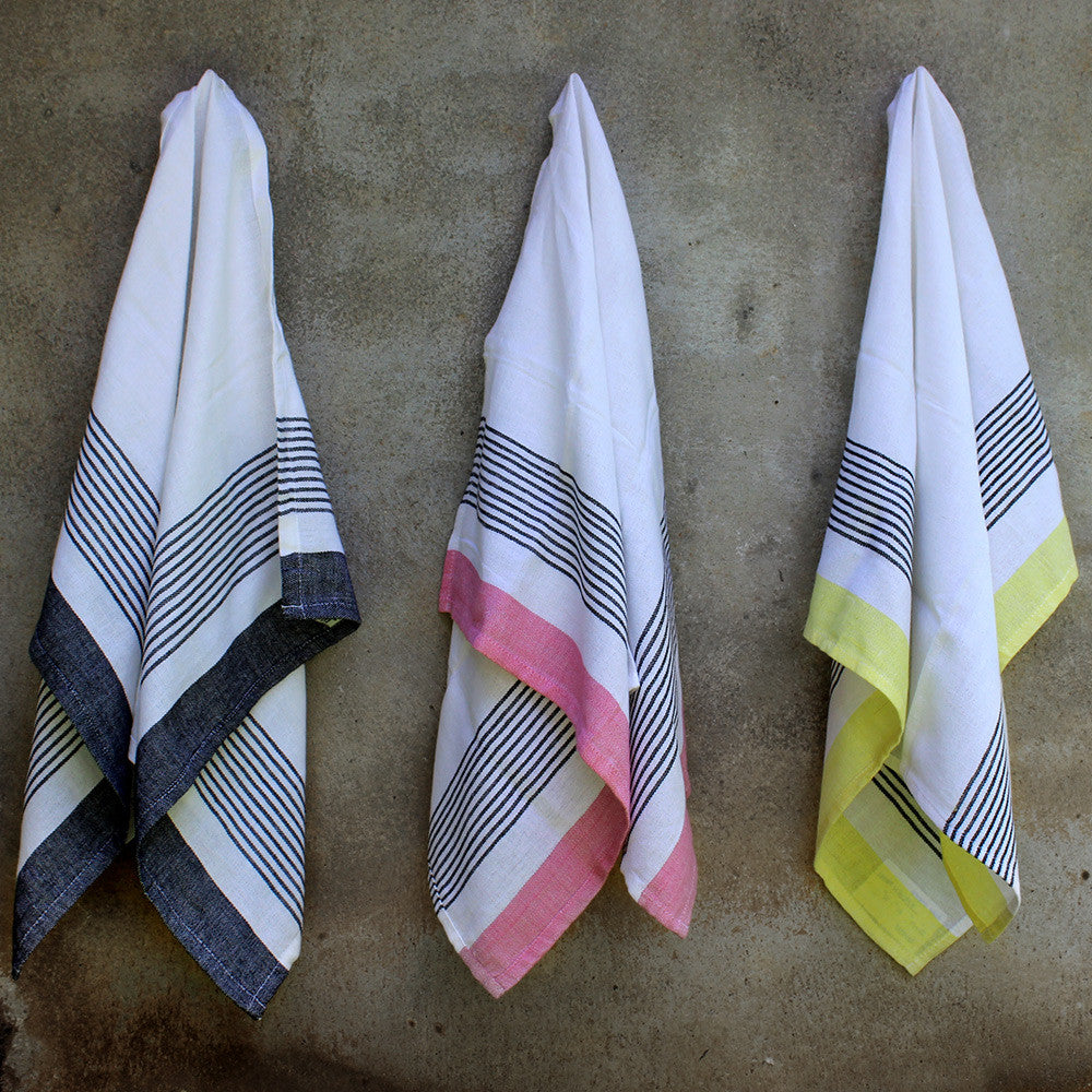 Bloc Stripe Kitchen Towels - Kara Weaves
 - 3