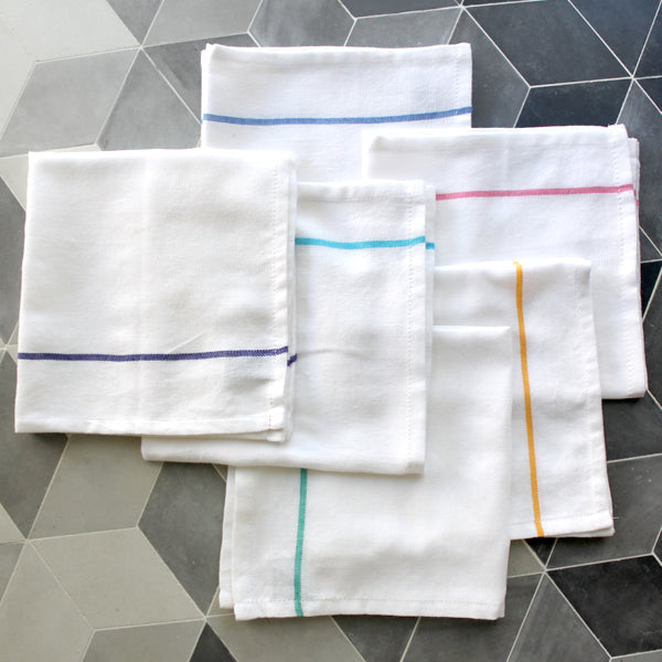 White Stripe Napkin