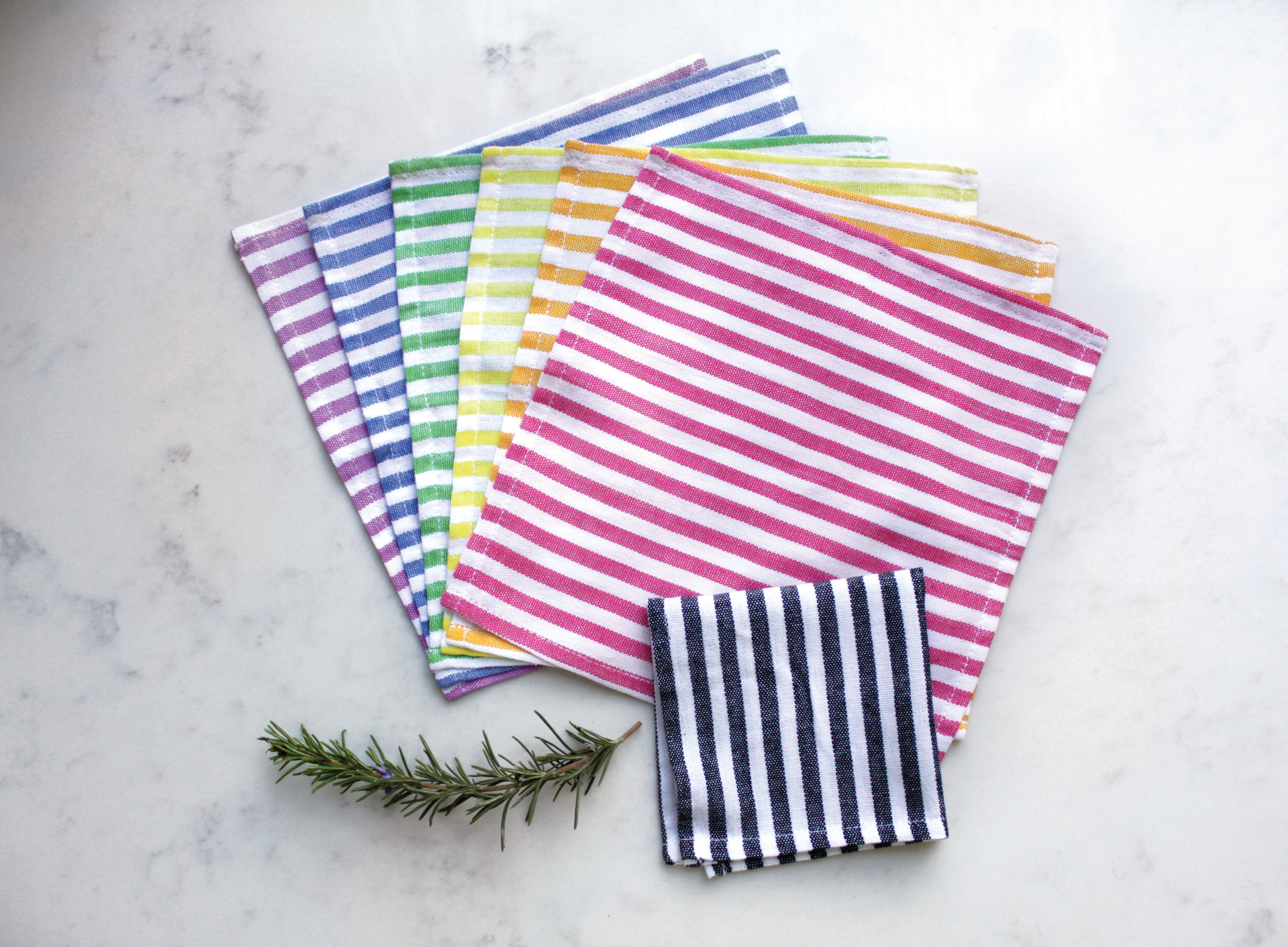 Quarter Stripe Tiny Towel