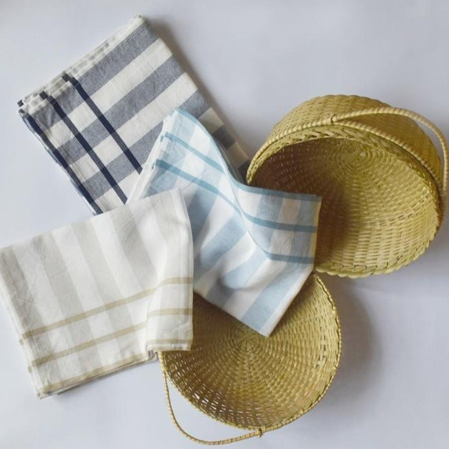 BORDER STRIPE KITCHEN TOWEL