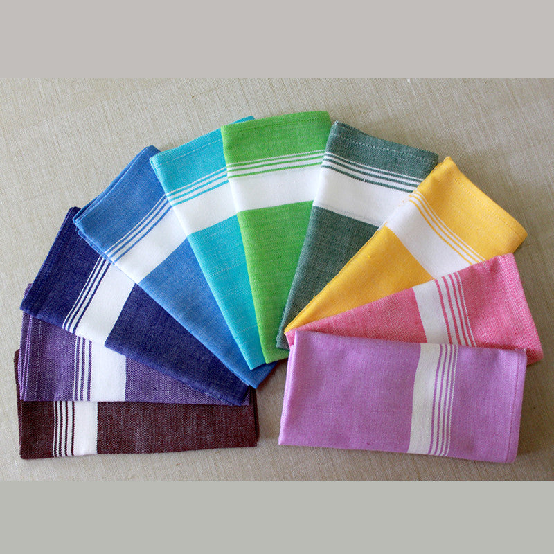 Set of 10 Color Napkins - Kara Weaves
 - 1