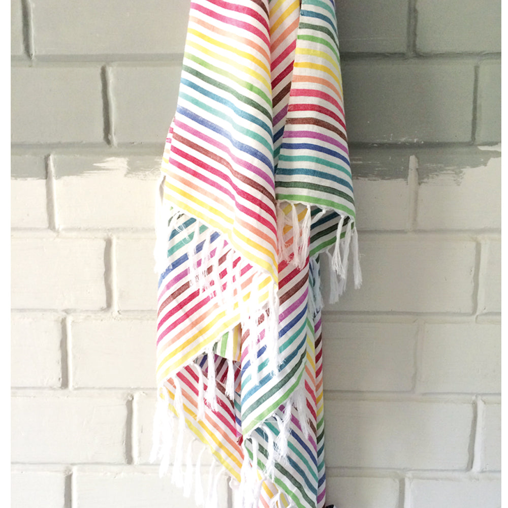 Rainbow Stripe Textile